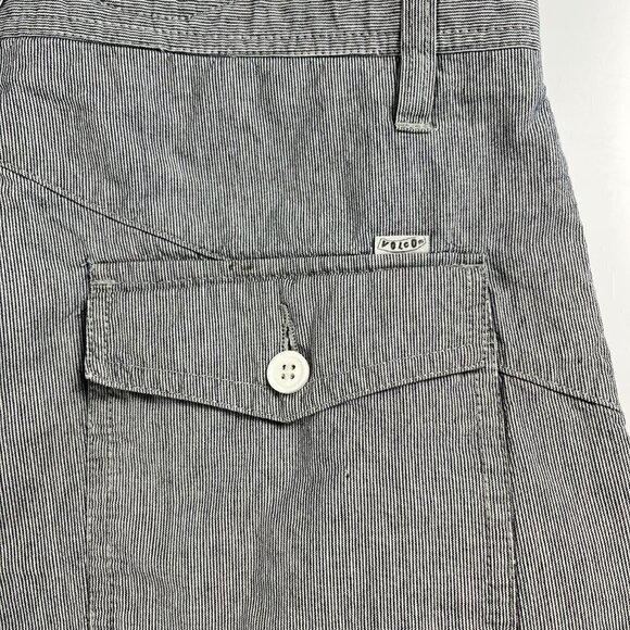 Vintage Volcom Men's Flat Front Casual Shorts 29745 V barbados stripped size 32 - Picture 5 of 10